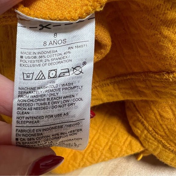 Janie and Jack The West Side Quilted Dress Sunflower Yellow 8 - Picture 9 of 10